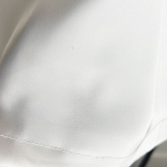 Princess Polly Daley White Satin Mini Skirt Size 12 - Picture 7 of 9